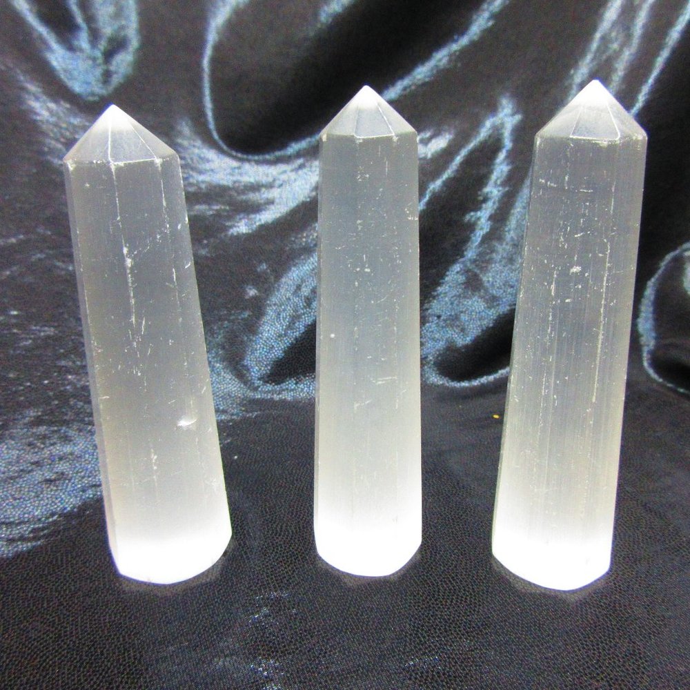 Selenite Tower Generators 3 Pieces Lot